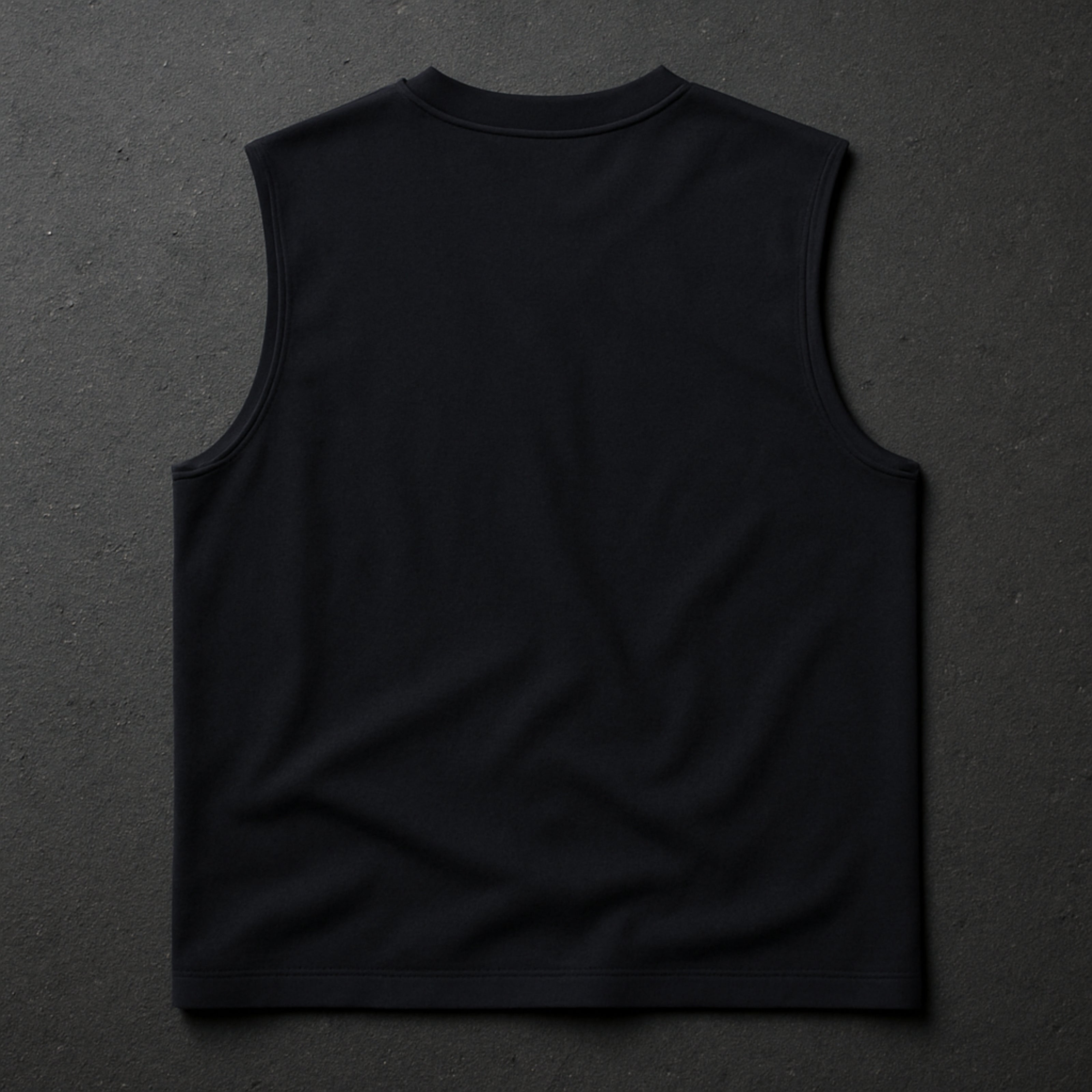 TANK TOP NOIR GRIFFÉ