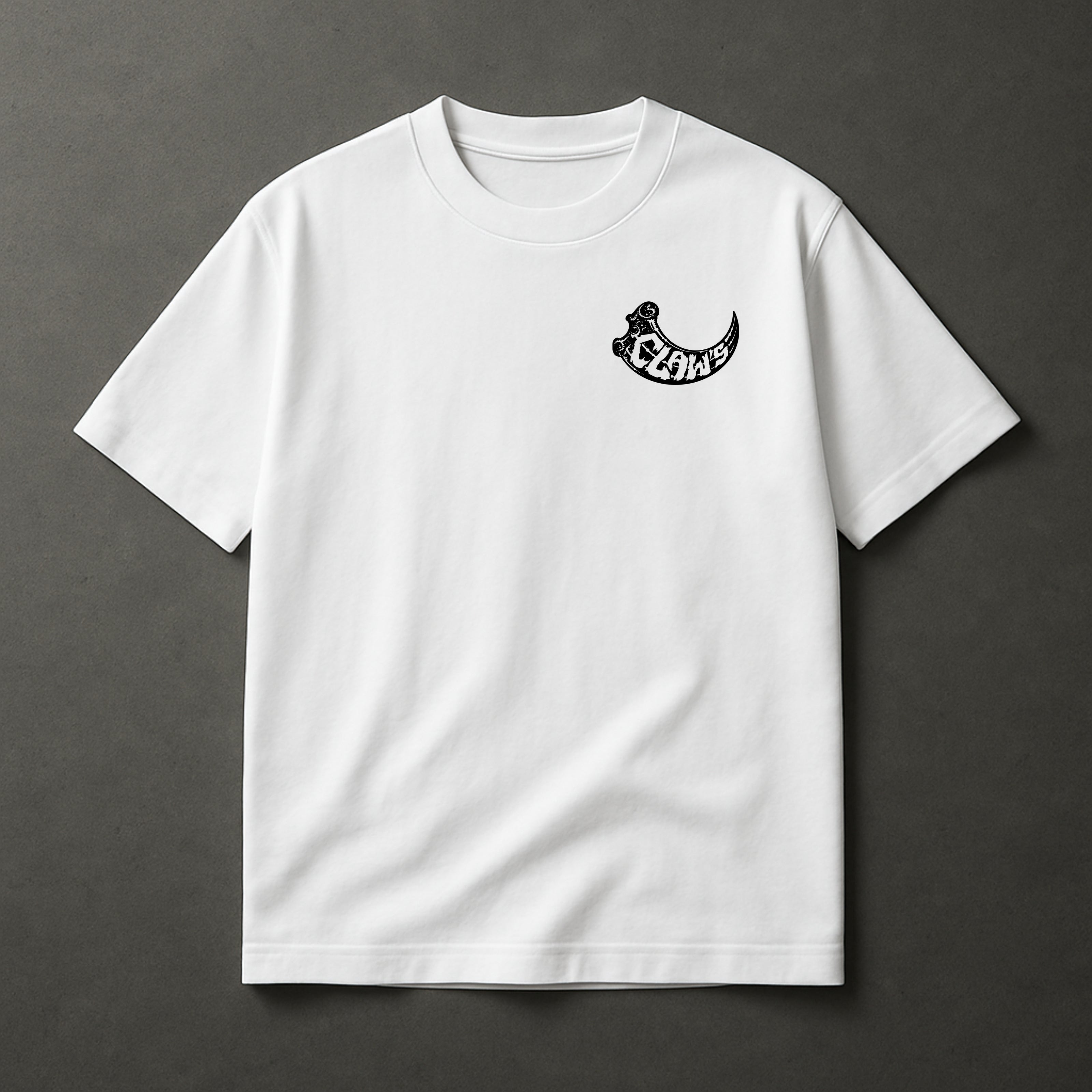 T-SHIRT BLANC GRIFFÉ