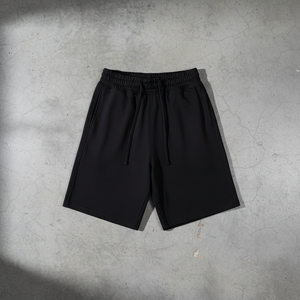 Casual Sweat Shorts Noir - Face fond hangar