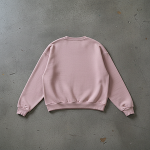Crewneck Blush Pink - Dos au sol
