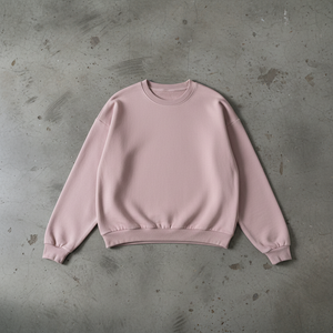 Crewneck Blush Pink - Face au sol