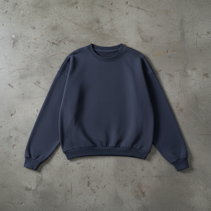Crewneck Navy Blue - Face au sol