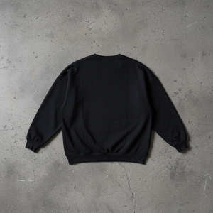 Crewneck Noir - Dos vu de haut