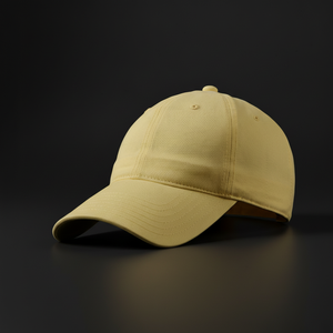 Dad Hat Lemon Yellow - Studio sombre
