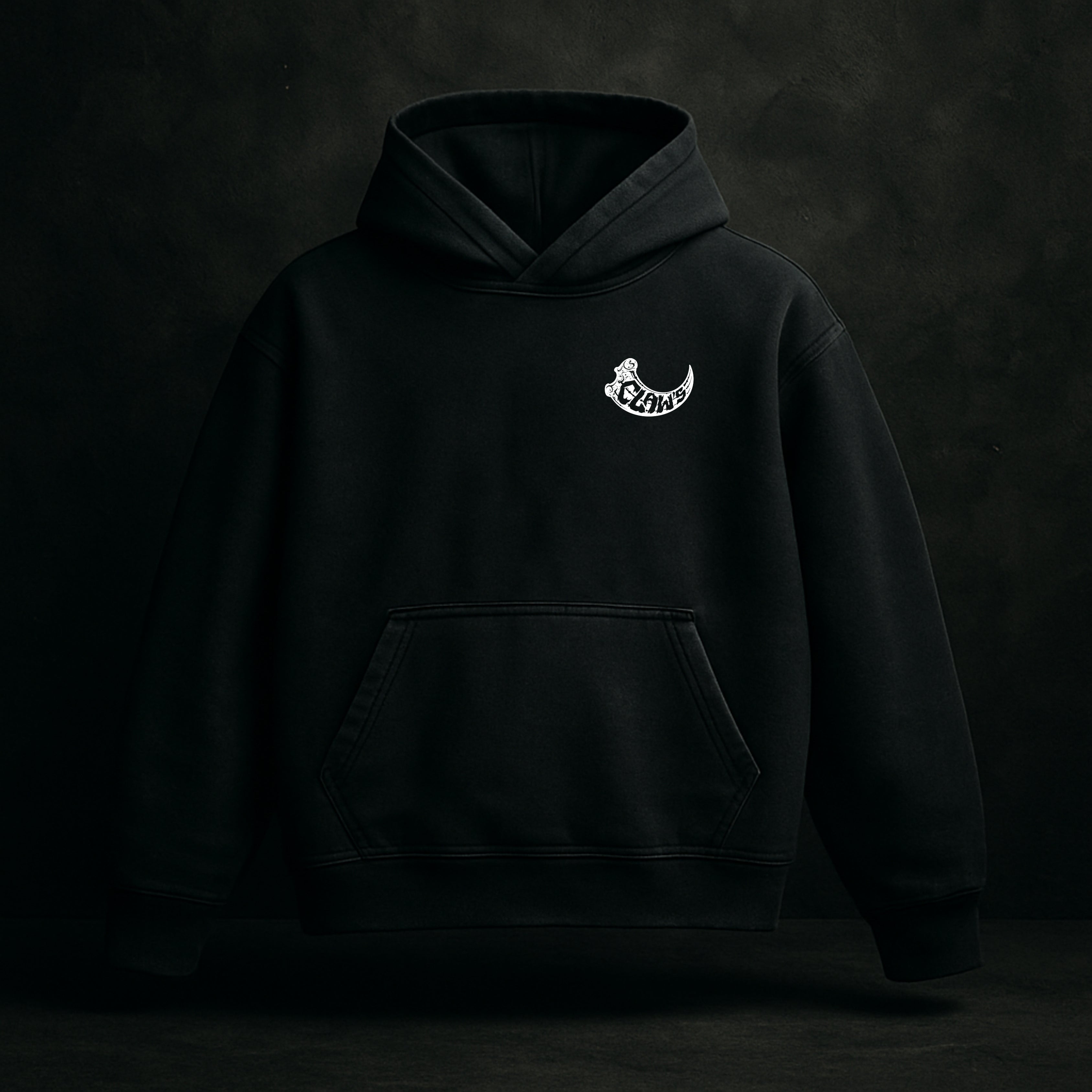 HOODIE GRIFFÉ NOIR