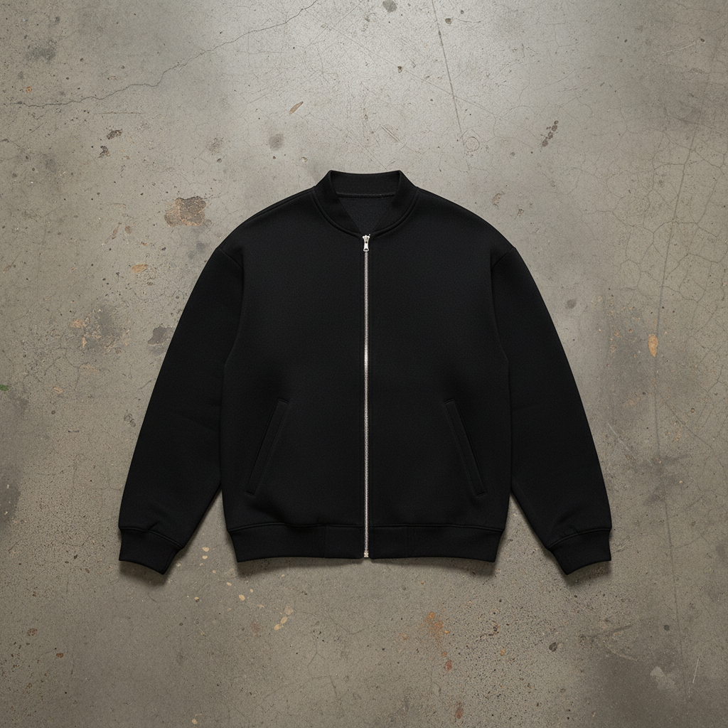 Veste Baseball Zip Fleece 360GSM veste baseball varsity streetwear - Claw's Industries