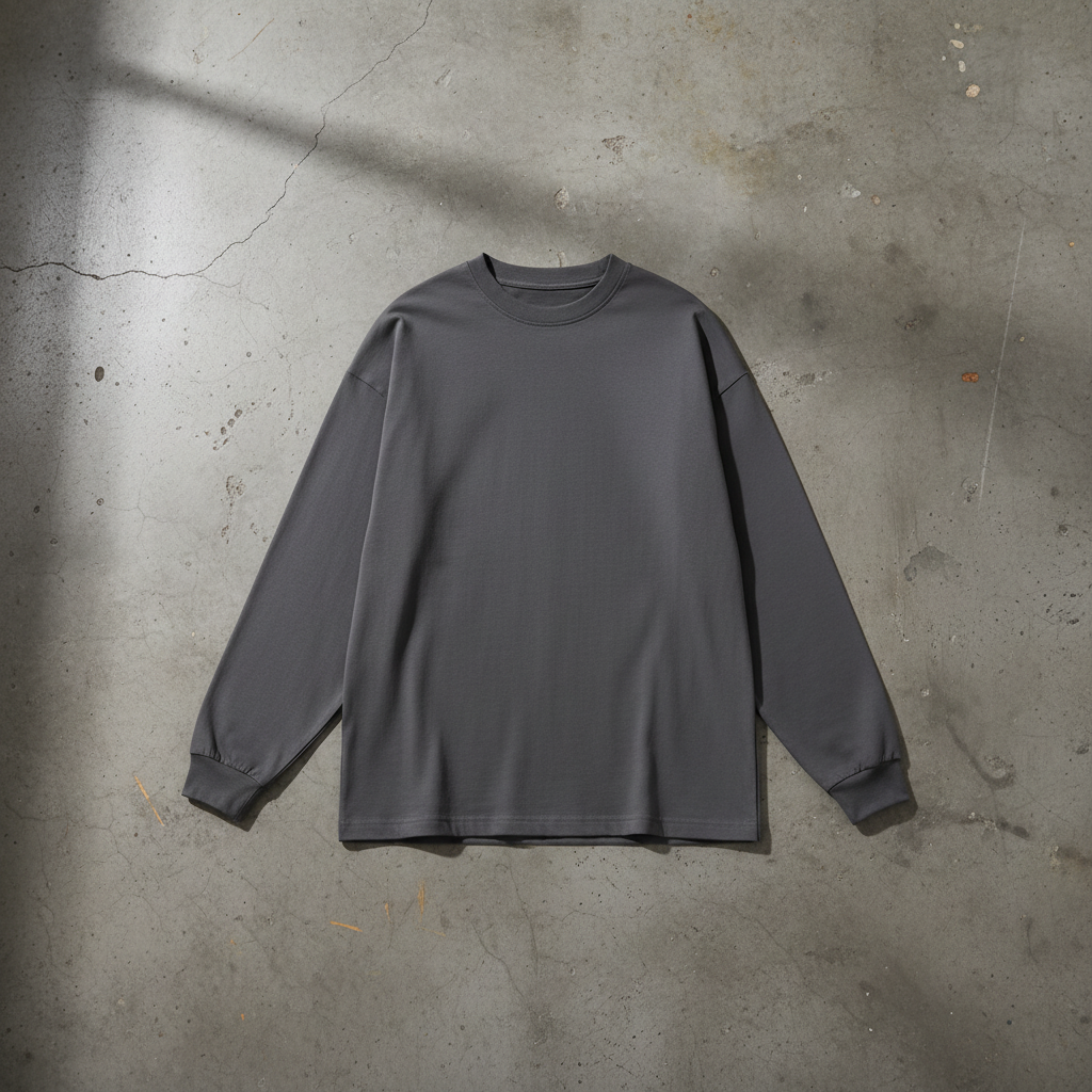 T-shirt Manches Longues Oversized 320GSM manches longues oversize streetwear - Claw's Industries