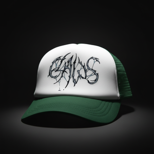Casquette Trucker INNER DEMON casquette trucker snapback streetwear détail graphisme - Claw's Industries