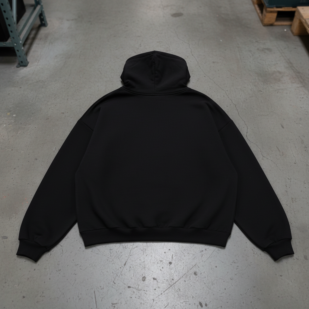 Hoodie Cropped Oversized 460GSM hoodie cropped oversize streetwear - Claw's Industries