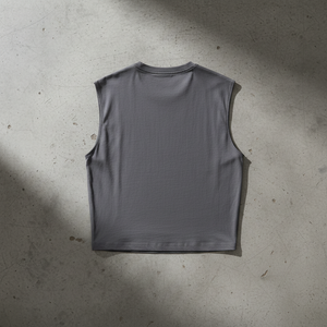 Tank Top Charcoal Grey - Dos au sol