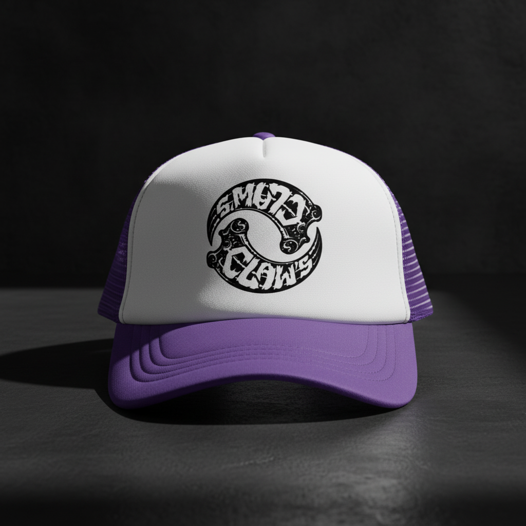 Casquette Trucker SPIRALE casquette trucker snapback streetwear vue de dos - Claw's Industries