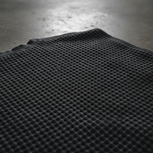 T-shirt Waffle-Texture Boxy Cropped 250GSM oversize streetwear détail graphisme - Claw's Industries