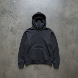 Hoodie Coupe-vent Zip Masque Integre hoodie coupe-vent technique sport - Claw's Industries