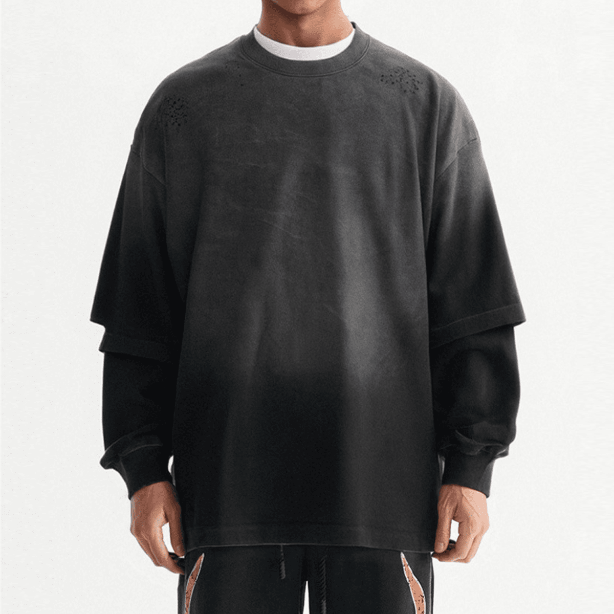 T-shirt Manches Longues Double-gauze