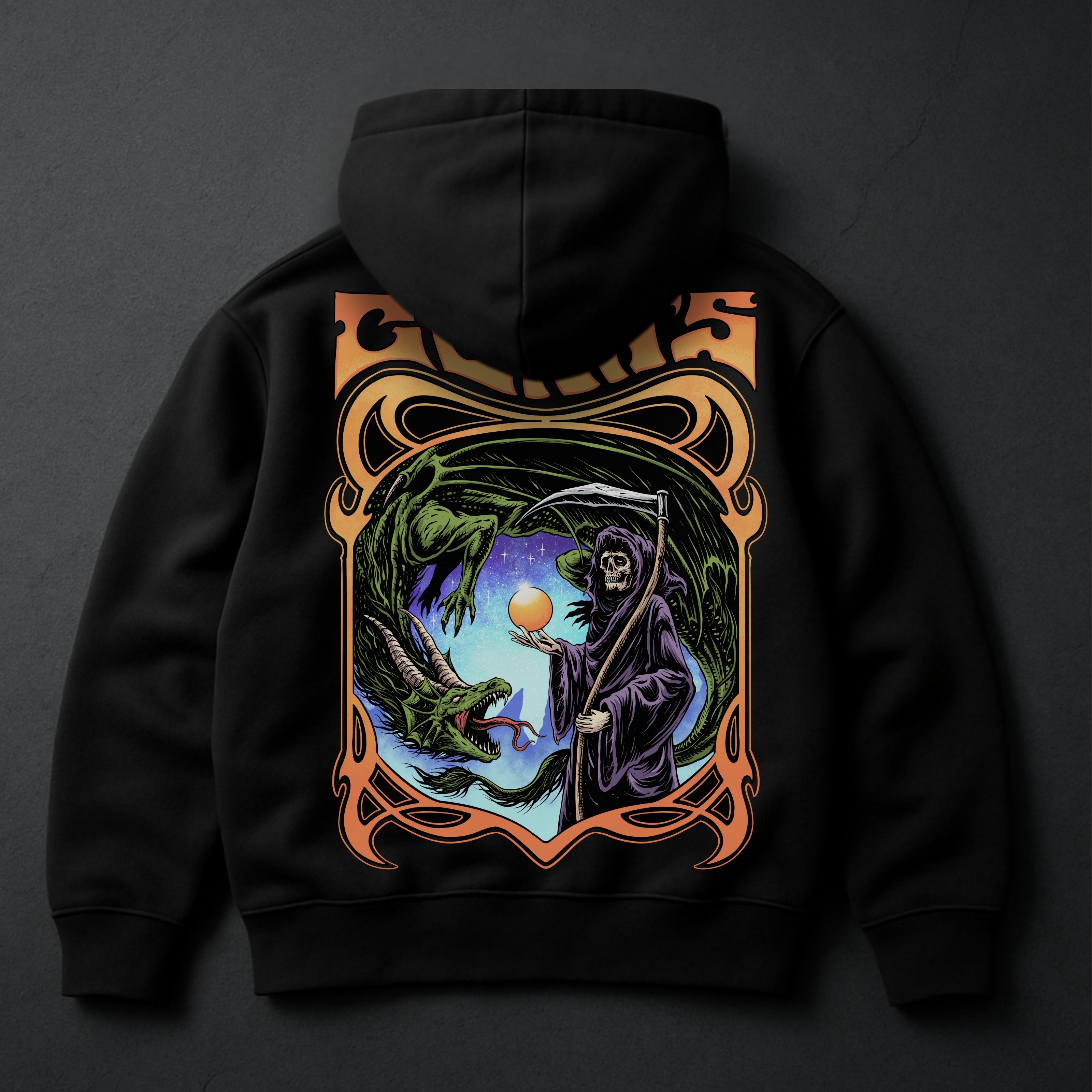HOODIE FAUCHEUSE & DRAGON