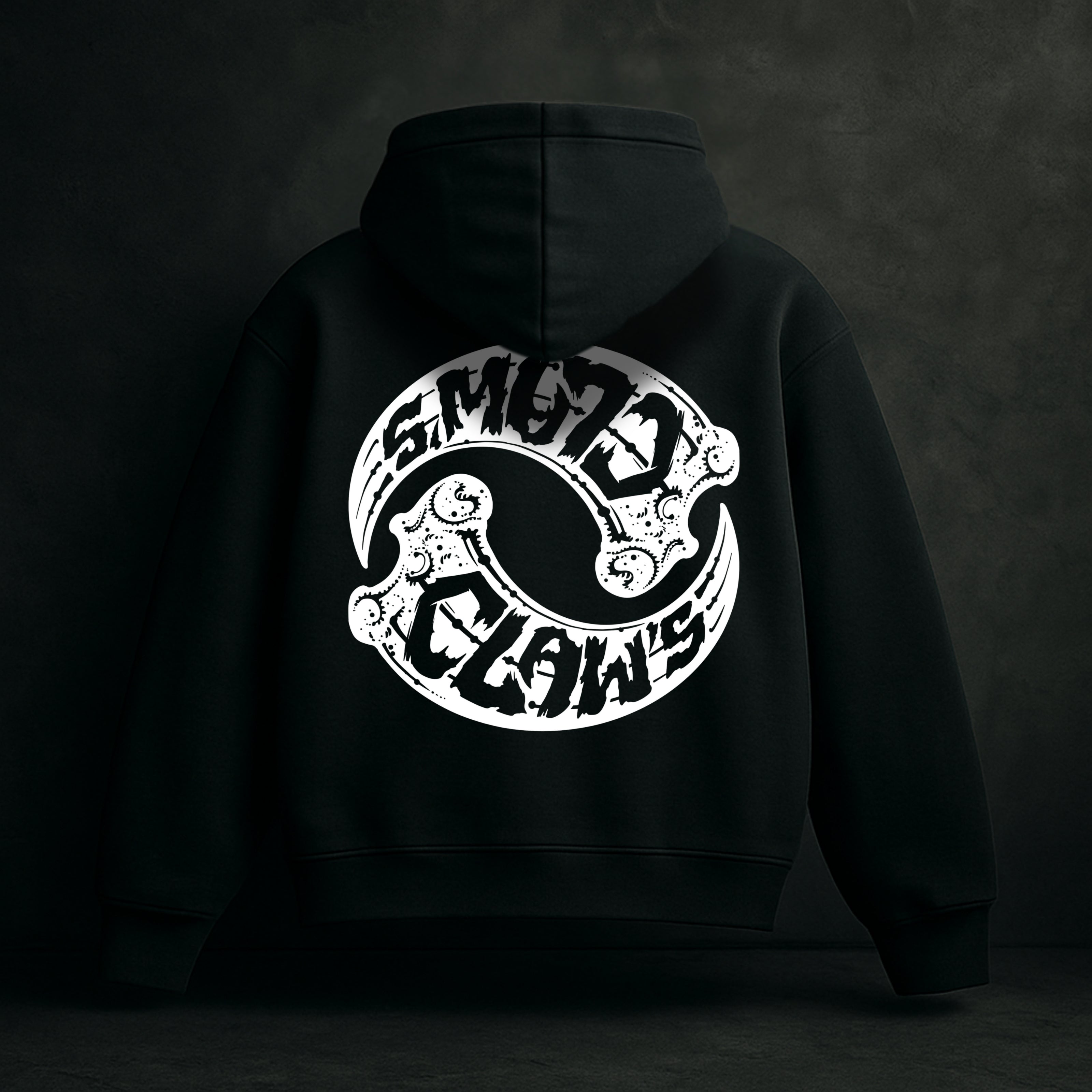 HOODIE SPIRALE NOIR
