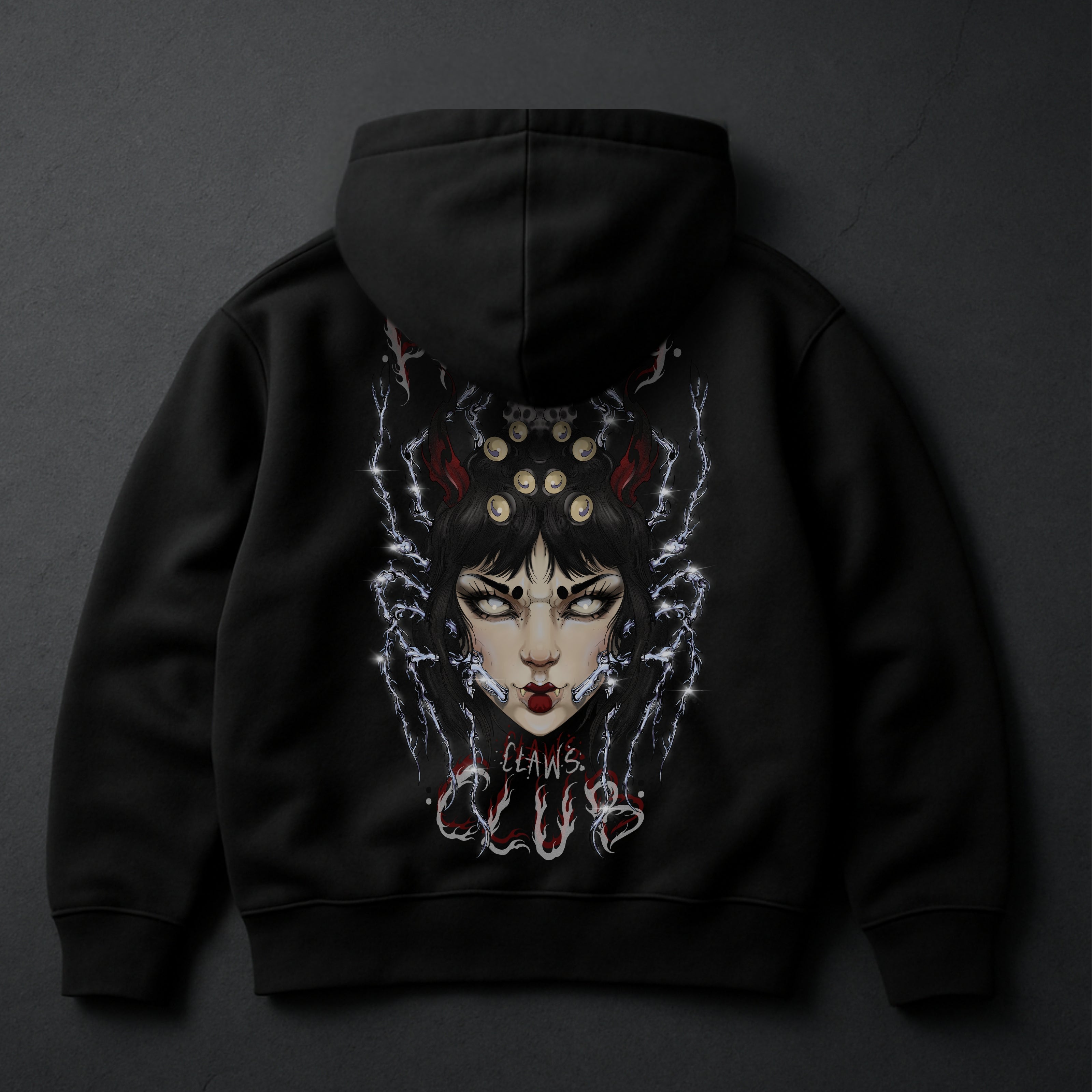 JOROGUMO HOODIE - BLACK
