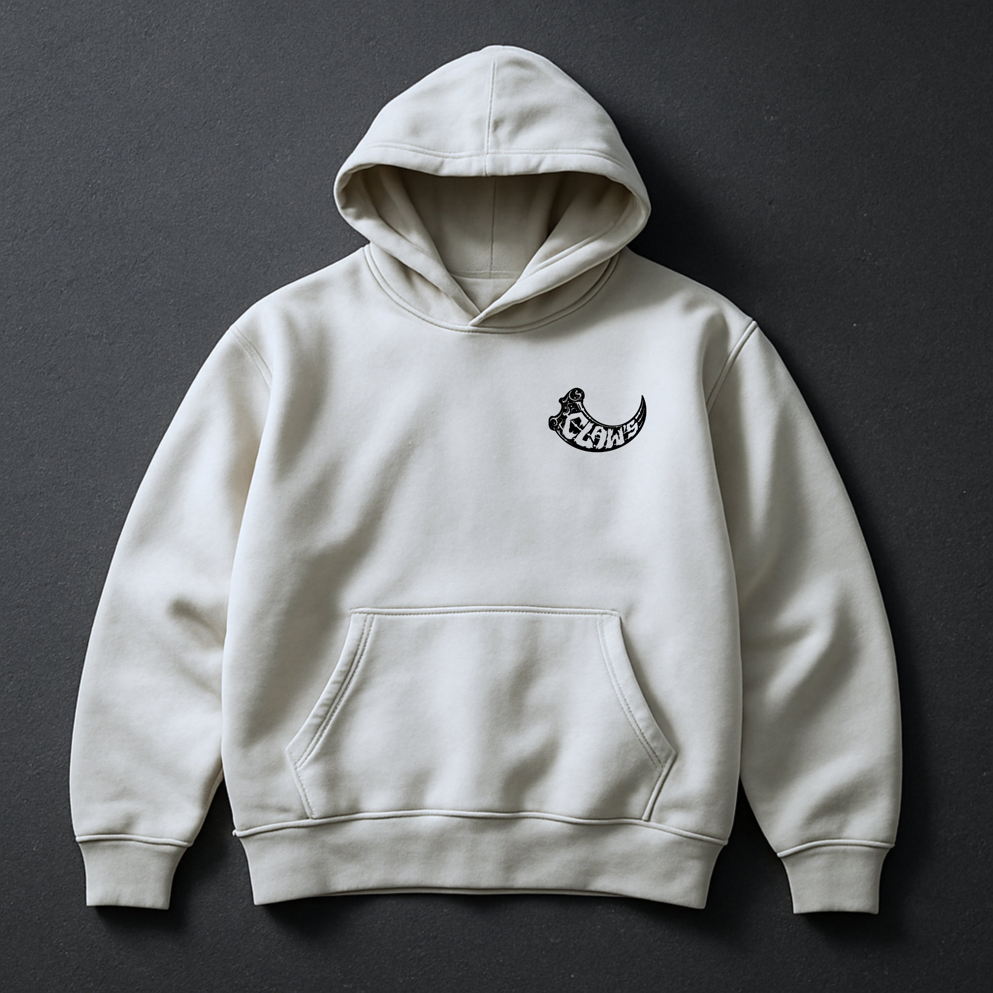 HOODIE GRIFFÉ BLANC