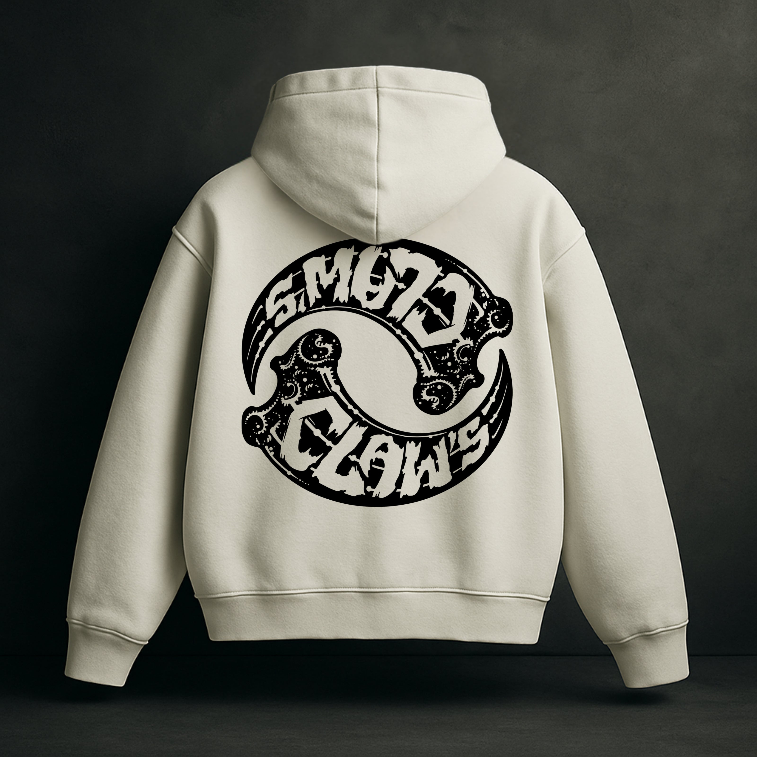 HOODIE SPIRALE BLANC