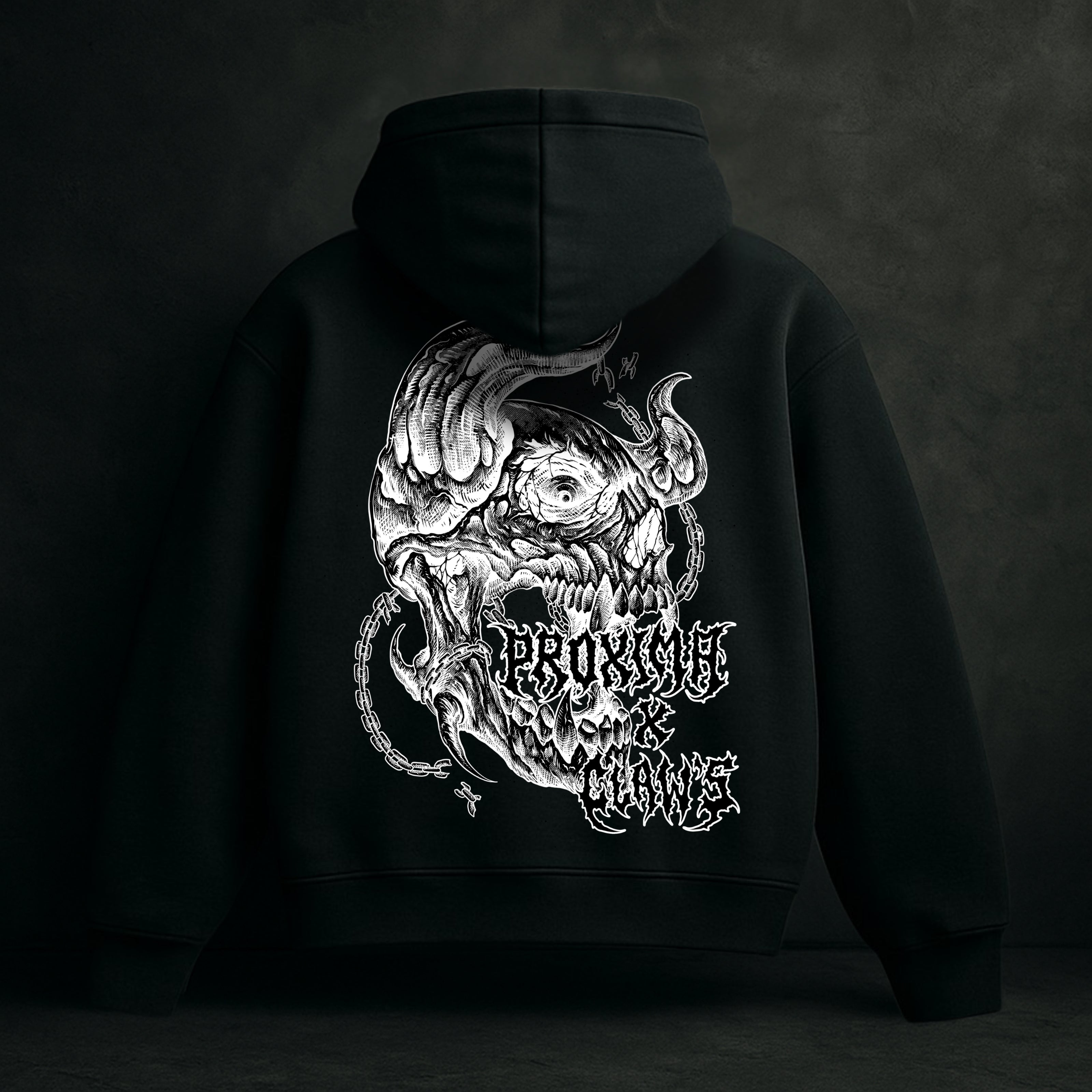 HOODIE PROXIMA NEGATIVE BLACK