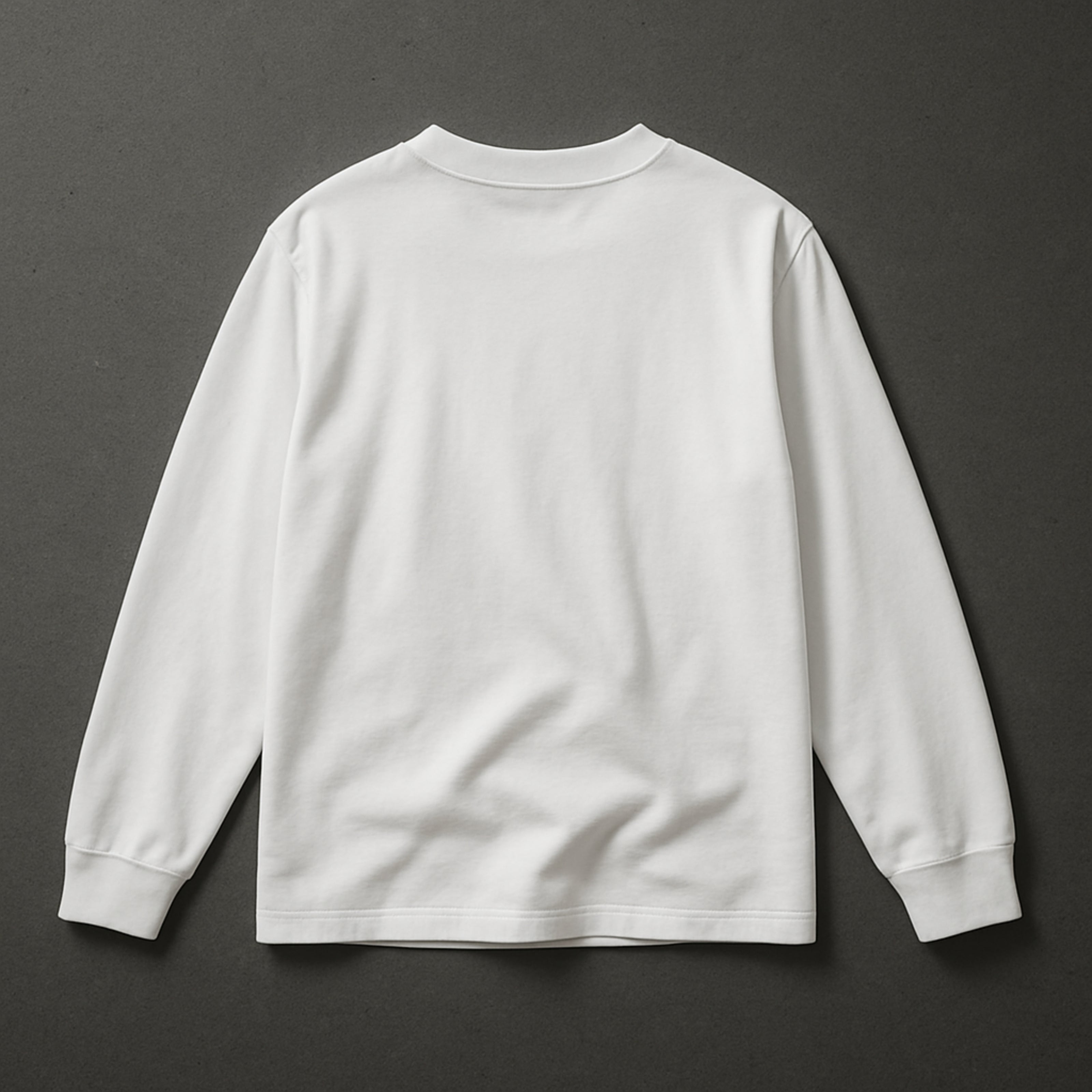 T-SHIRT MANCHES LONGUES GRIFFÉ BLANC