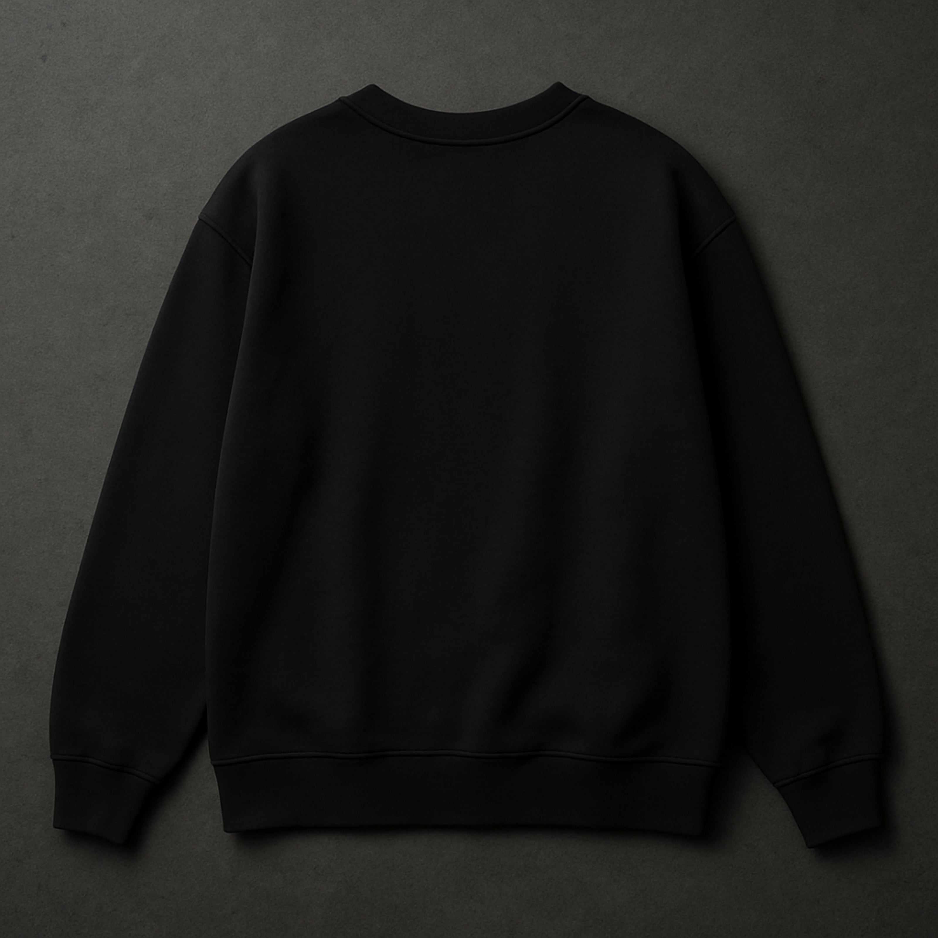 SWEATSHIRT NOIR GLOOM BLANC