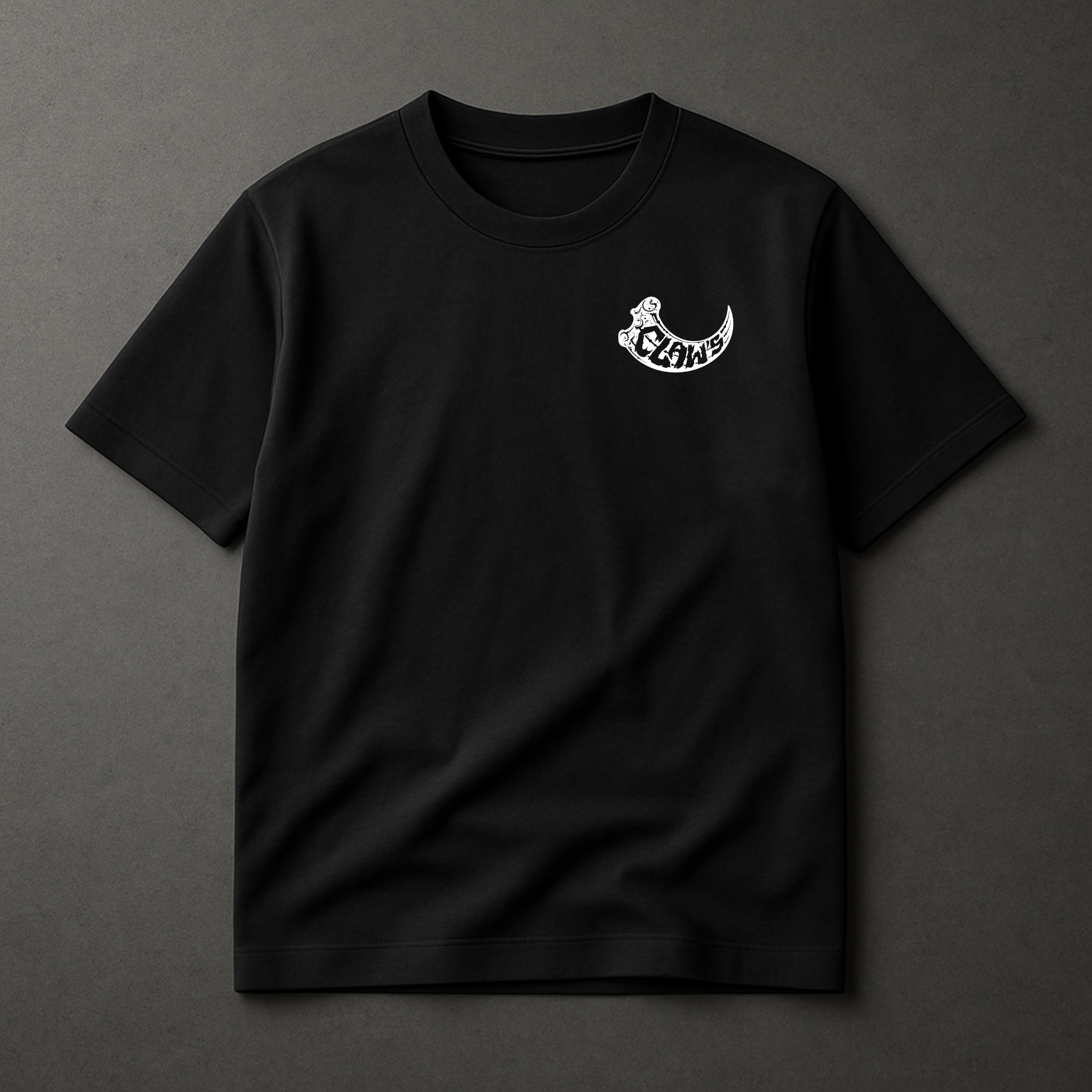 T-SHIRT NOIR GRIFFÉ