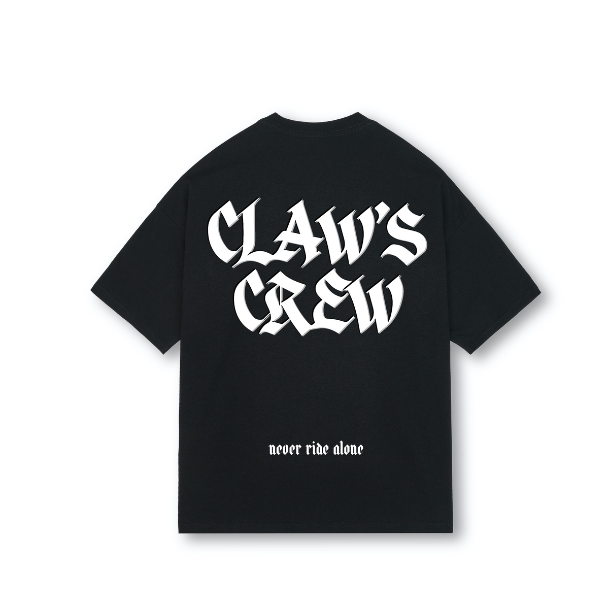 T-Shirt oversized Never Ride Alone