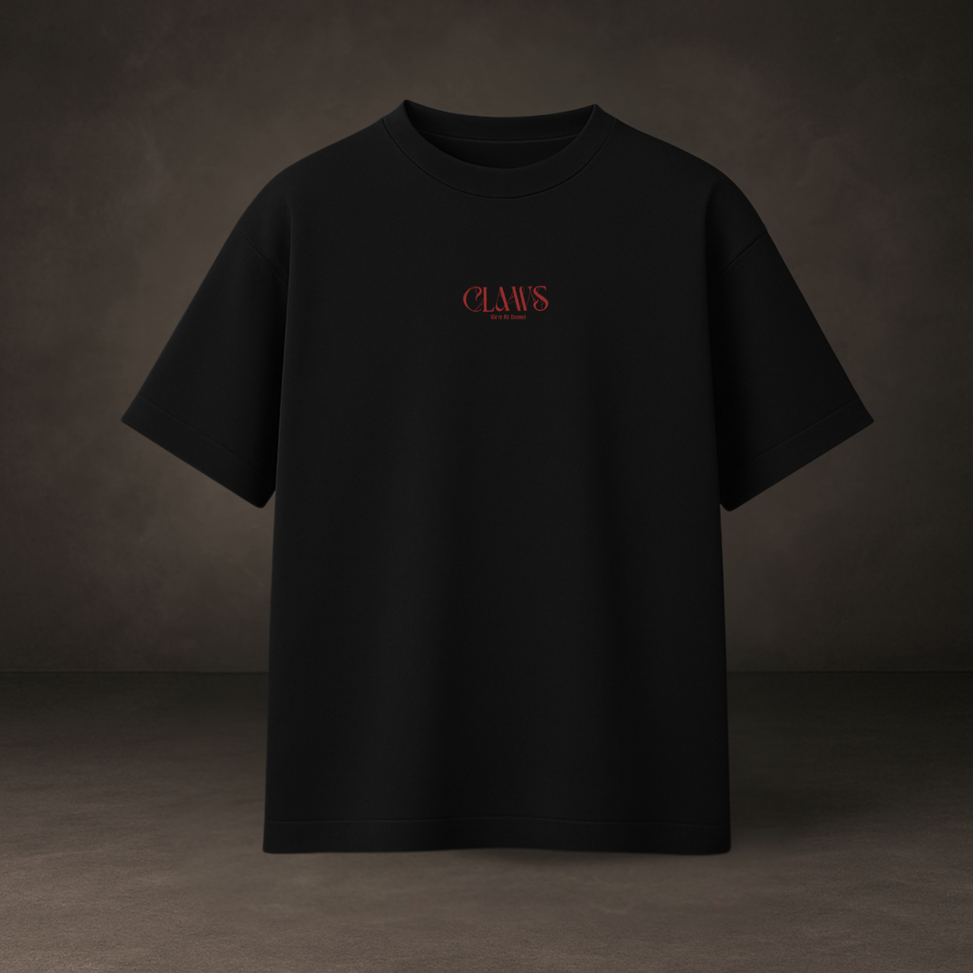 ALL DOOMED T-SHIRT - BLACK