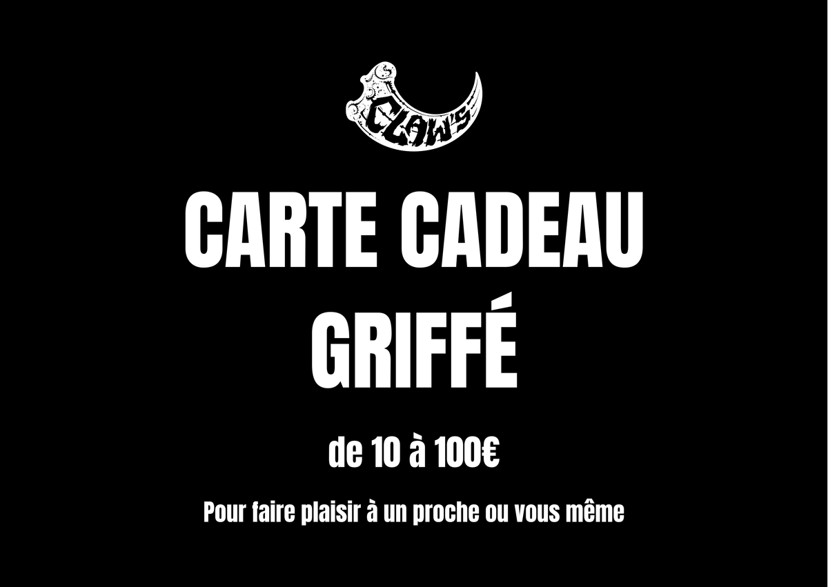Carte cadeau Claw's Industries