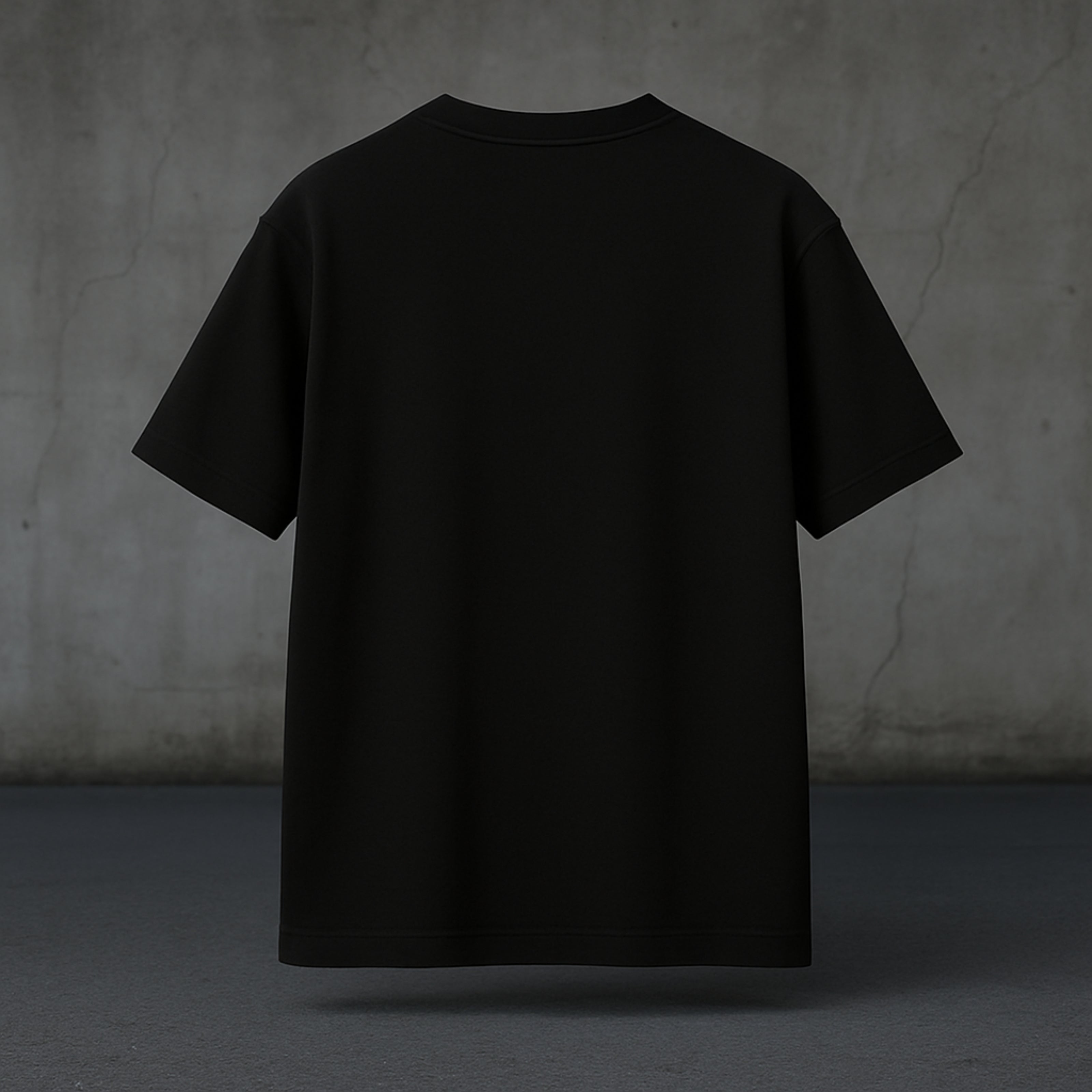 T-SHIRT NOIR GRIFFÉ