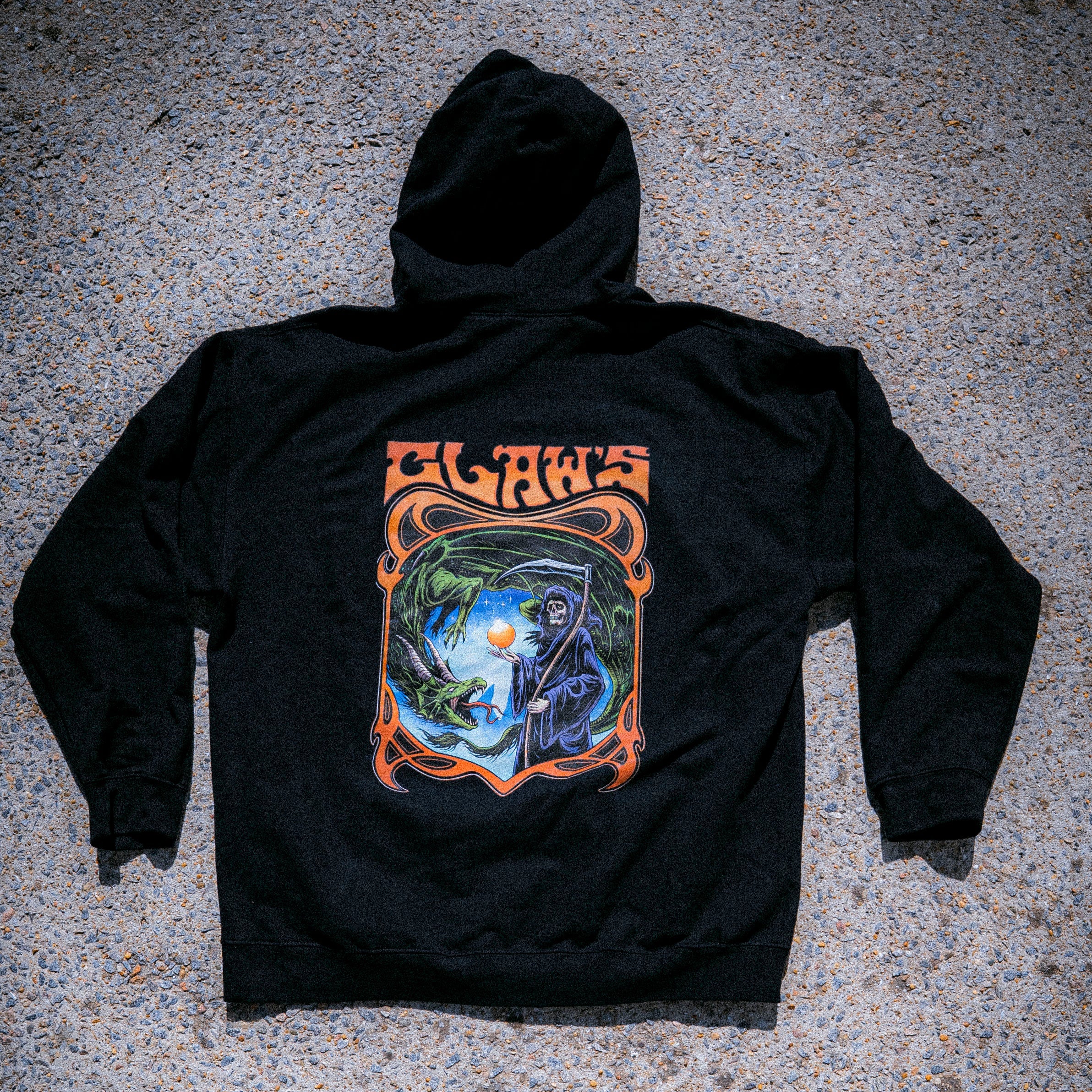 Hoodie Gloom Faucheuse et Dragon - Claw's industries
