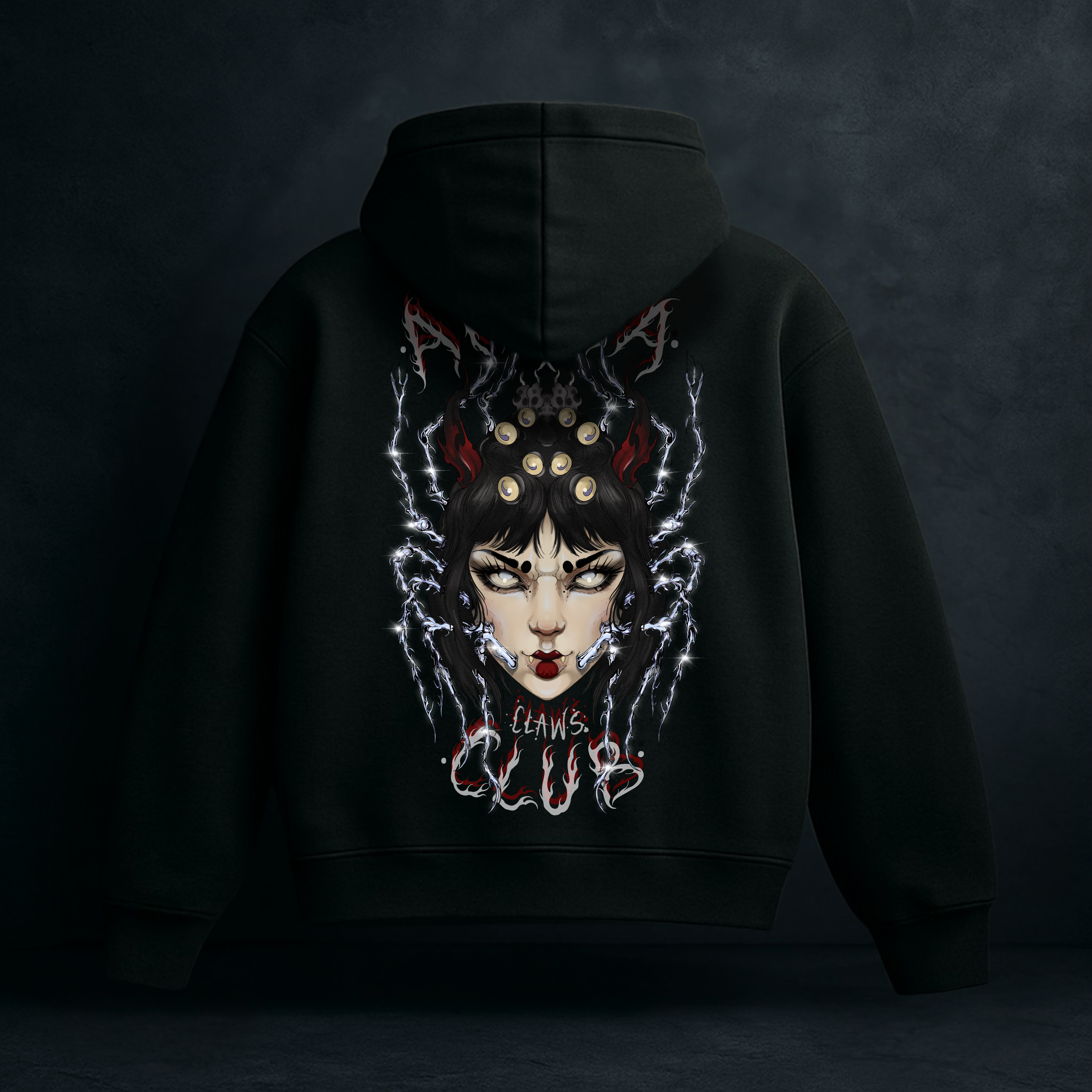 JOROGUMO HOODIE - BLACK