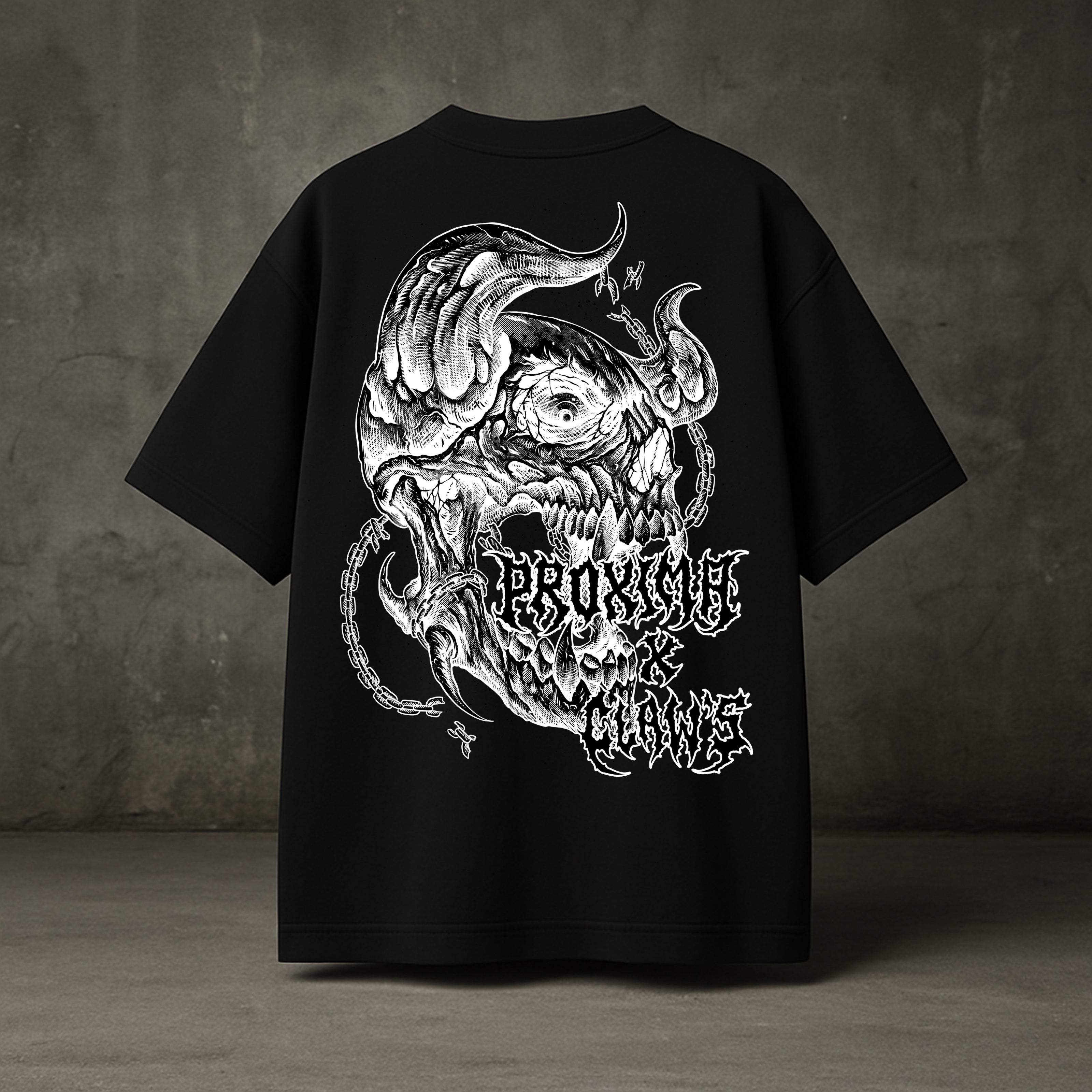 T-SHIRT PROXIMA NEGATIVE BLACK