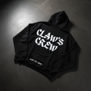 Claw's Crew Hoodie - Dos flat lay réaliste