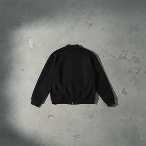Veste Baseball Zip Fleece 360GSM veste baseball varsity streetwear détail graphisme - Claw's Industries