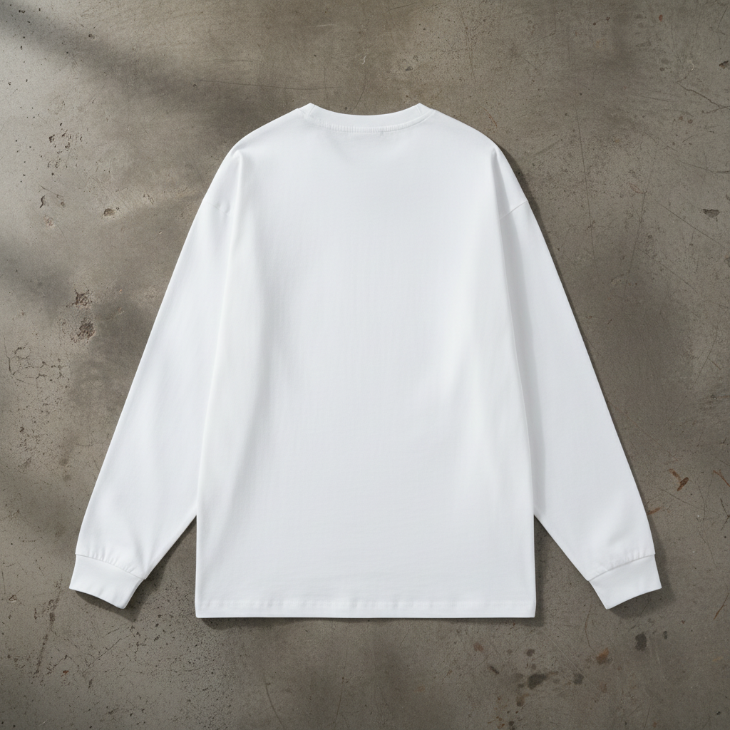 T-shirt Manches Longues Oversized 320GSM manches longues oversize streetwear texture premium - Claw's Industries