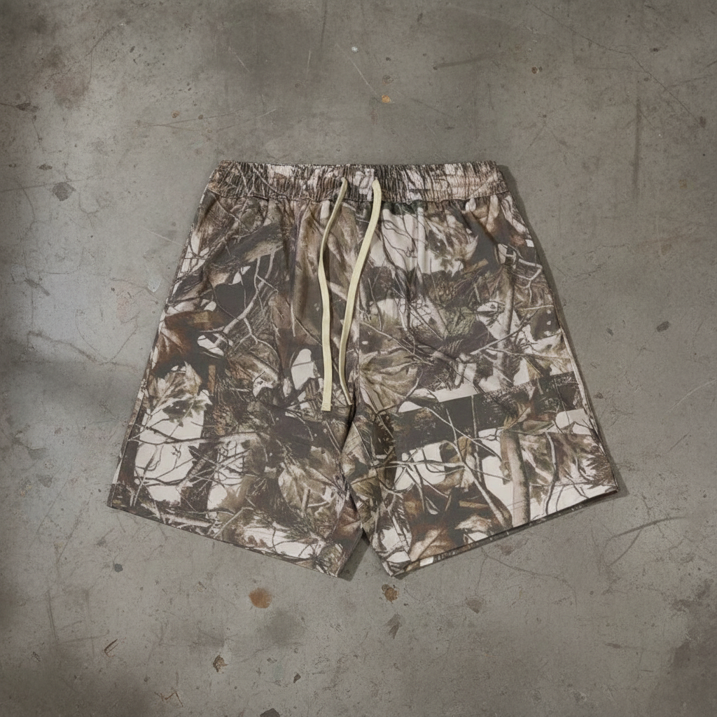Short French Terry Camo 400GSM - Claw's industries