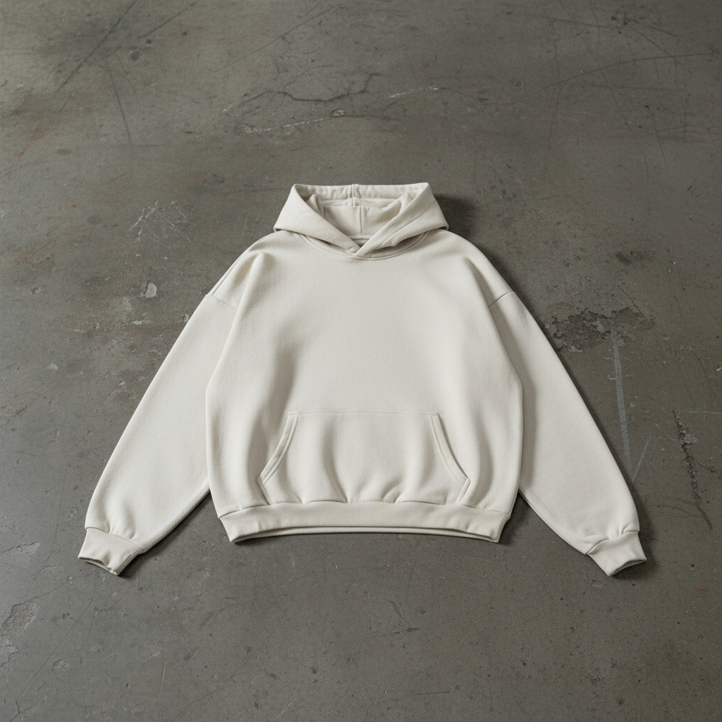 Hoodie Cropped Oversized 460GSM hoodie cropped oversize streetwear vue lifestyle - Claw's Industries