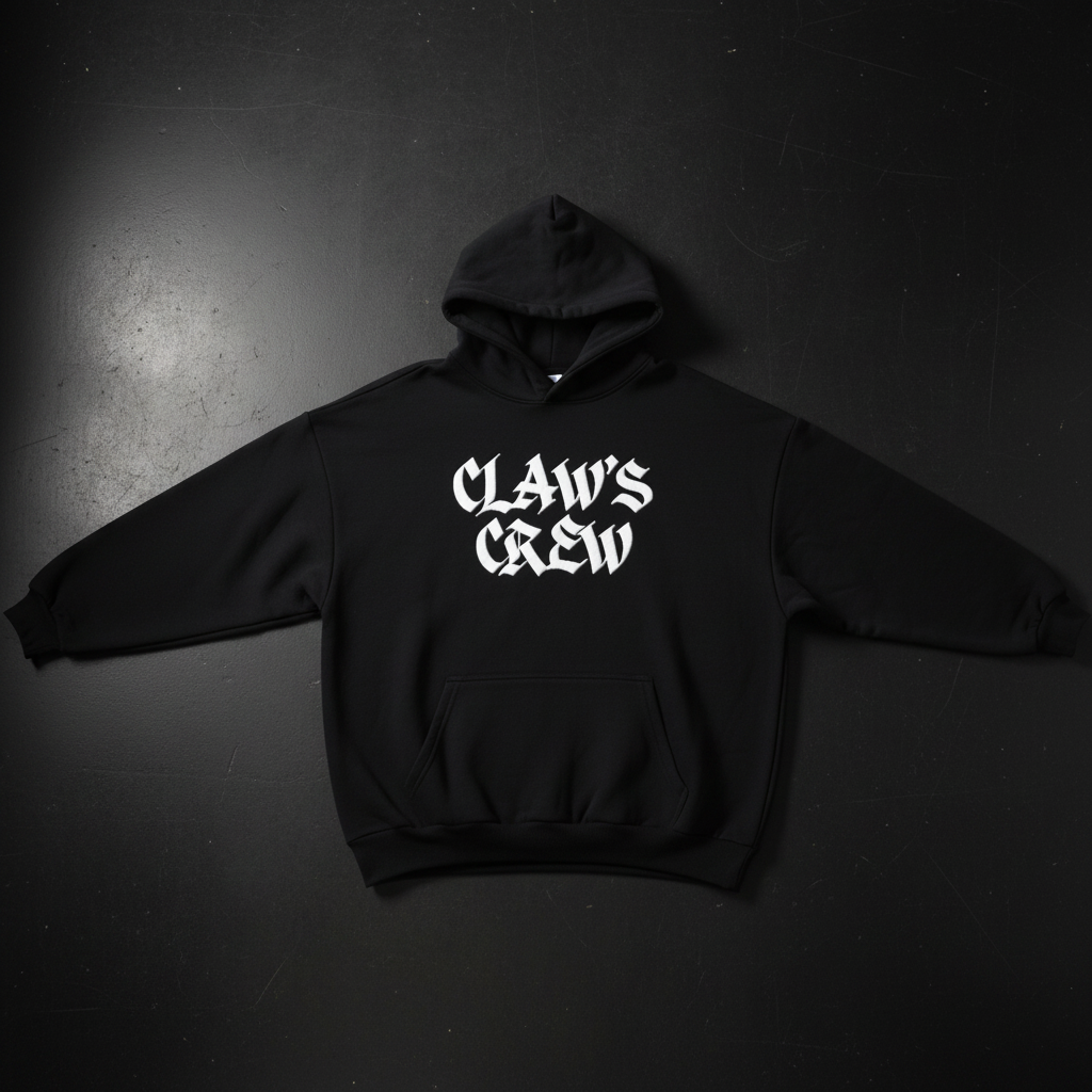Hoodie Claw's Crew - Face naturel