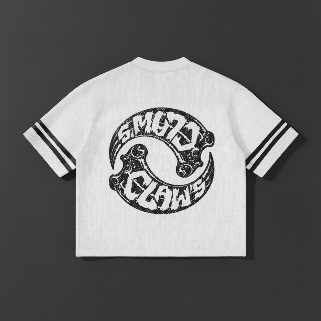 Jersey Blanc Back print réaliste