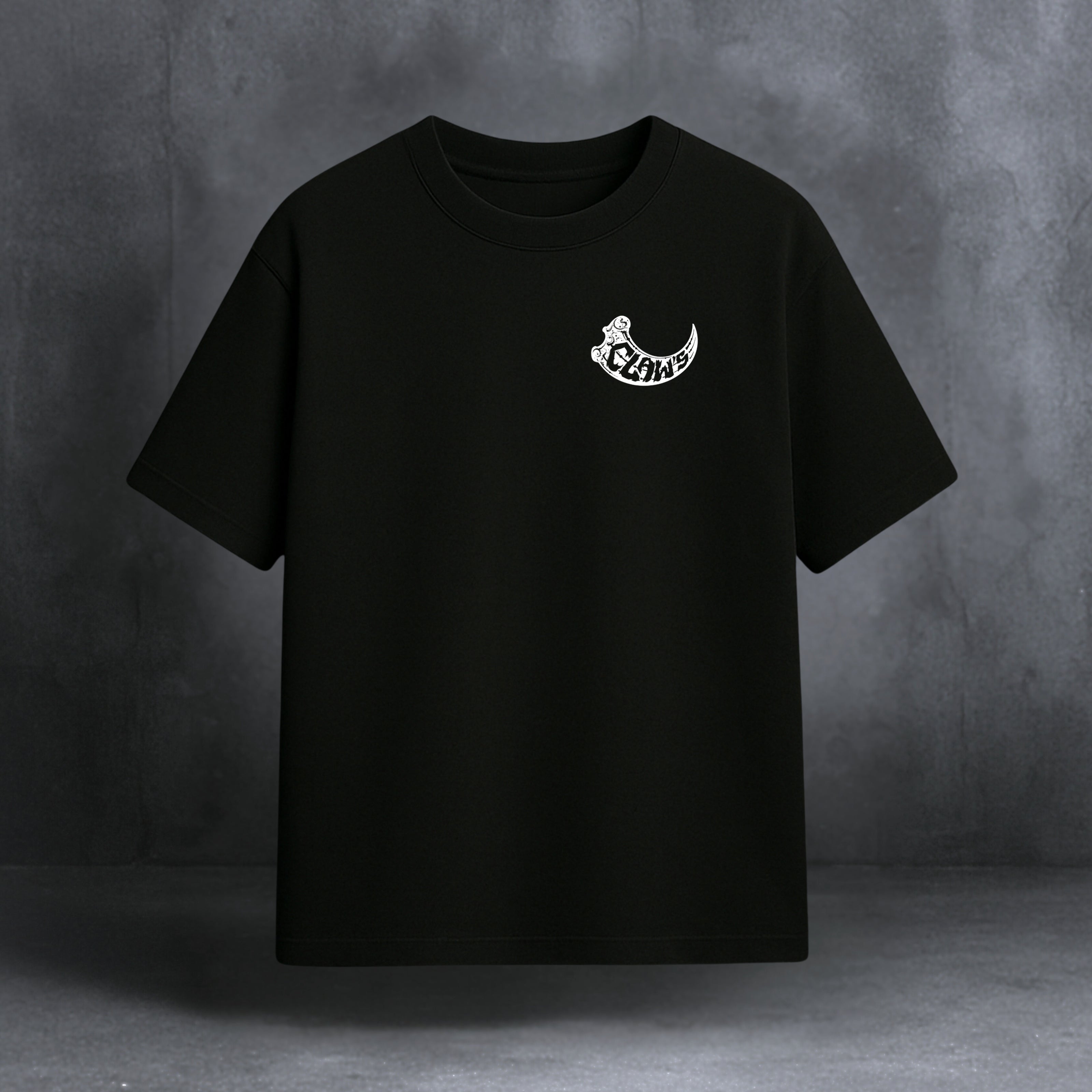 T-SHIRT NOIR GRIFFE