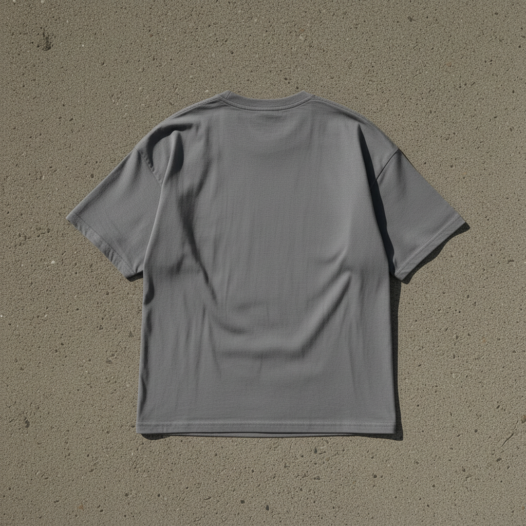 T-shirt Oversized 240GSM oversize streetwear détail coupe - Claw's Industries