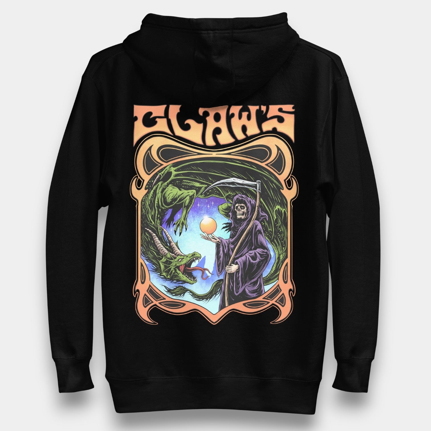 Hoodie Gloom Faucheuse et Dragon - Claw's industries