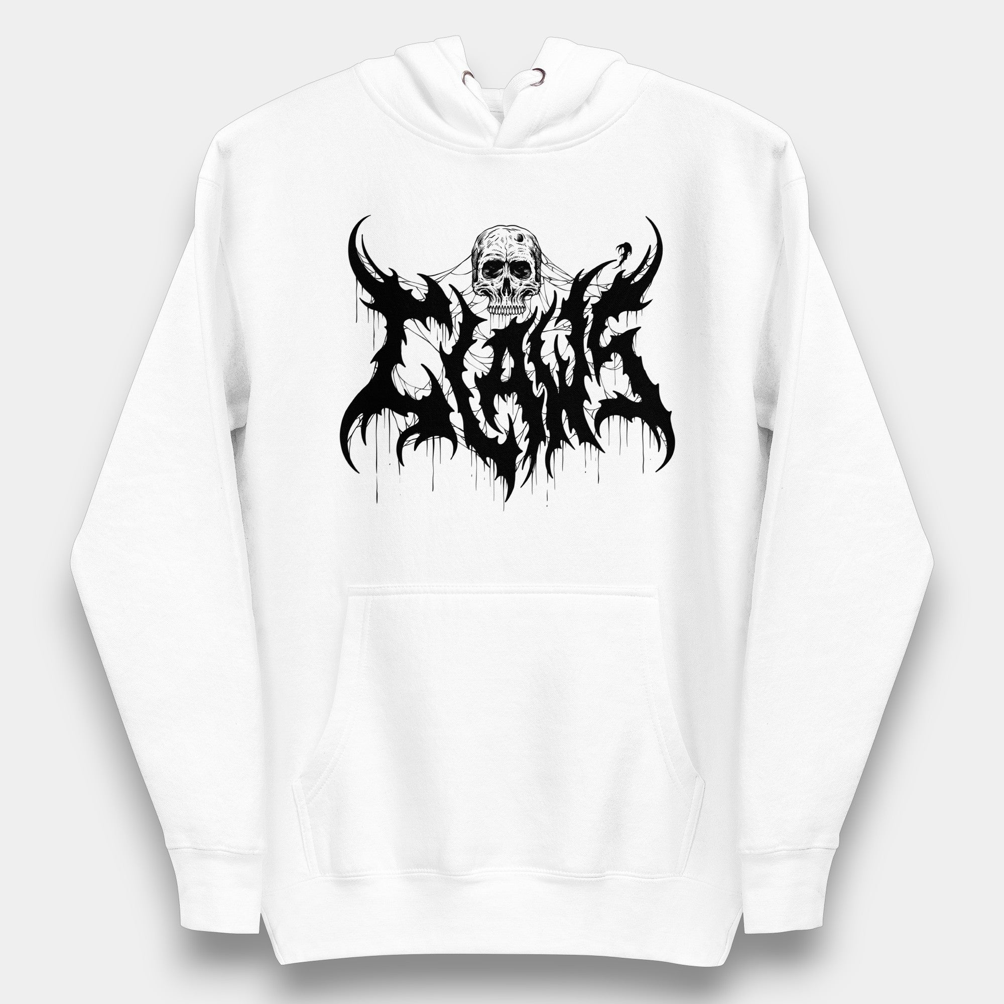 Hoodie Gloom blanc - Claw's industries