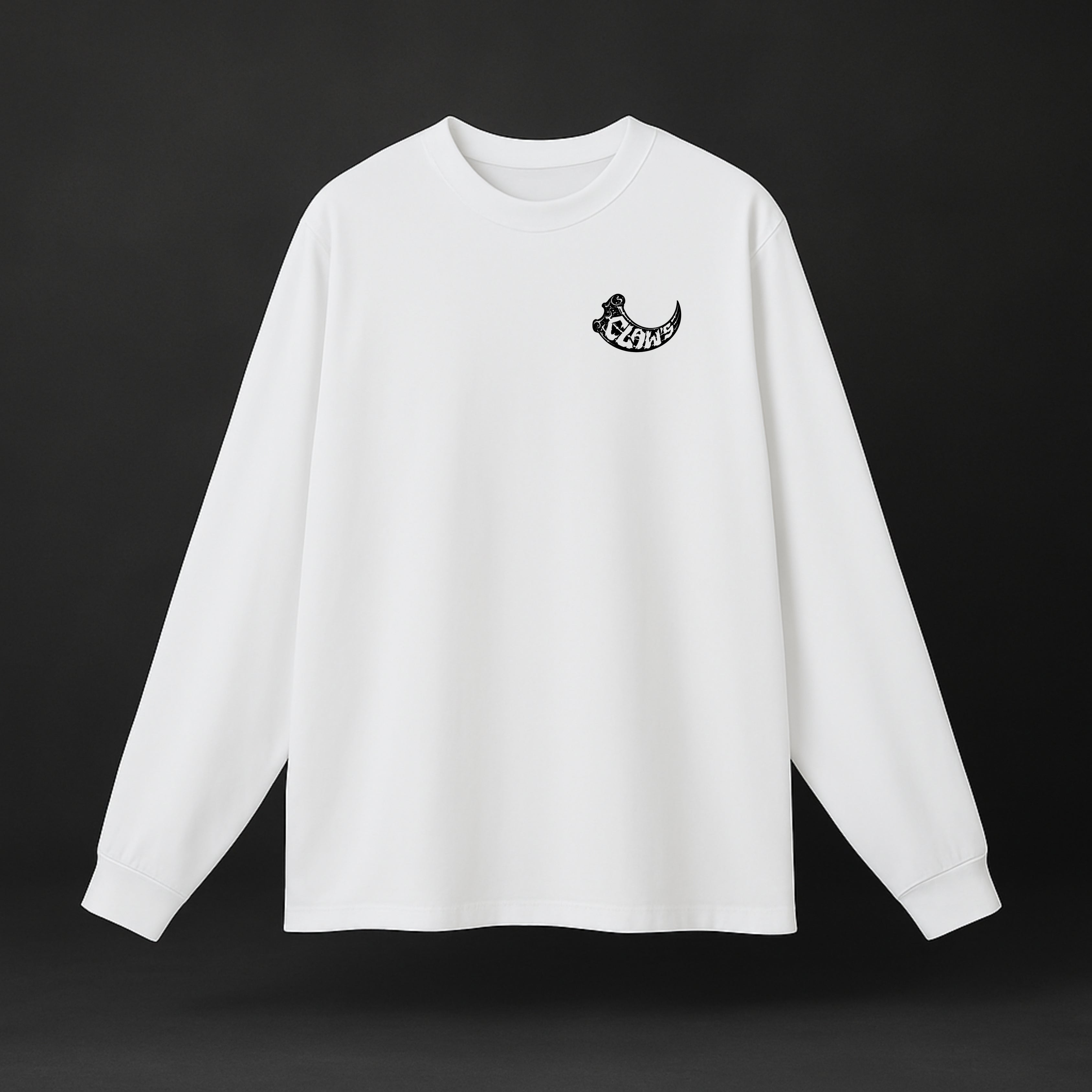 White Brand Long Sleeve T-shirt 
